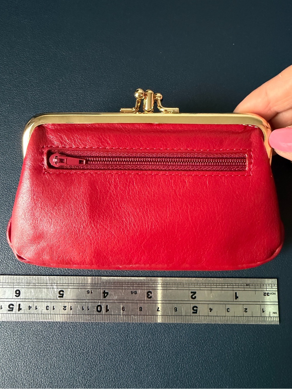 Colorado leather card and coin purse wallet ❤️ 👛